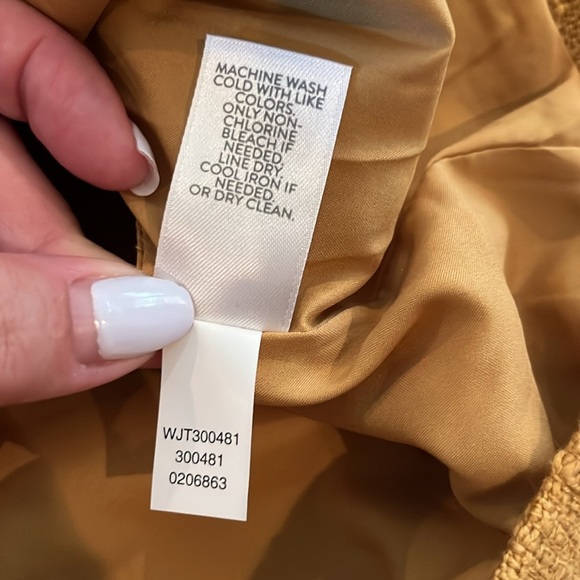 J.Jill Modern Tweed Jacket in honey | size Medium - Picture 8 of 9